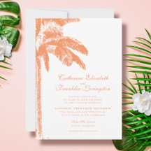 Tropische Elegante Palm Tree Wedding