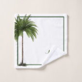  tropische elegante palmboom bad handdoek (Wasdoekje)