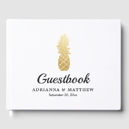 Tropische elegantie | Ananas bruiloft Gastenboek