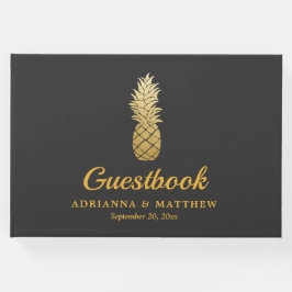 Tropische elegantie | Ananas bruiloft Gastenboek