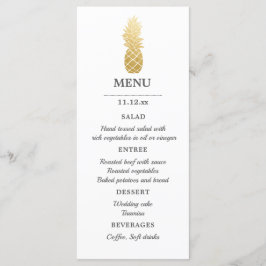 Tropische elegantie | Ananas bruiloft Menu