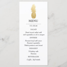 Tropische elegantie | Ananas bruiloft Menu
