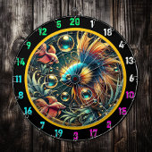 Tropische elegantie Betta Dartboard Design Dartbord