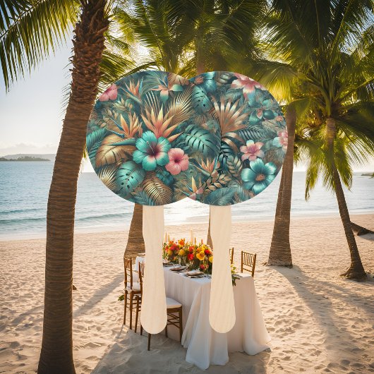 Tropische elegantie fans handwaaier