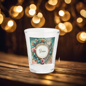 Tropische elegantie gedrukt shot glas