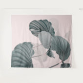 Tropische elegantie in pastel wandkleed (Voorkant (horizontaal))