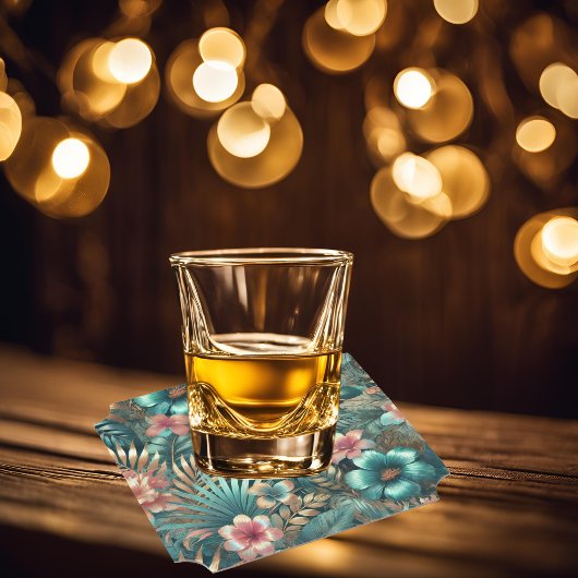 Tropische elegantie kartonnen onderzetters