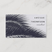 Tropische elegantie Modern Professional Visitekaartje (Voorkant)