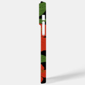 Tropische elegantie rode hibiscus op zwart Case-Mate iPhone case (Achterkant / Links)