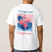 Tropische elegantie t-shirt (Achterkant)