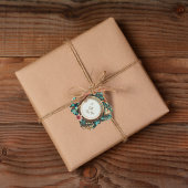 Tropische elegantie voorkeurstags bedankjes labels