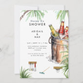 Tropische emmer van bier honing doen koppels douch kaart (Voorkant)