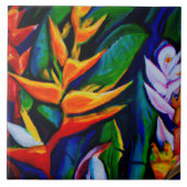 Tropische en Hawaiitische tegel Tegeltje (Voorkant)