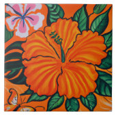 Tropische en Hawaiitische tegel Tegeltje (Voorkant)