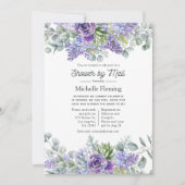 Tropische epalyptus Succulents Shower by Mail Kaart (Voorkant)