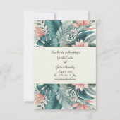 Tropische Essence Save The Date Kaart (Voorkant)