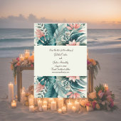 Tropische Essence Save The Date Kaart