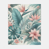tropische essentie fleece deken (Voorkant)