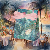 Tropische essentie gebogen bedankdoosjes