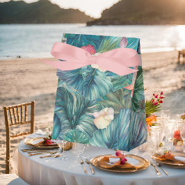 Tropische essentie gebogen bedankdoosjes