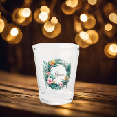 Tropische essentie gedrukt shot glas