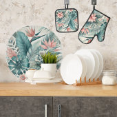 tropische essentie ovenwant & pannenlap set