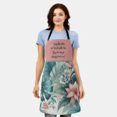 Tropische essentie  schort (Gedragen)