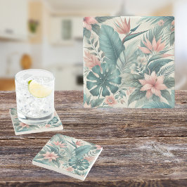 tropische essentie stenen onderzetter