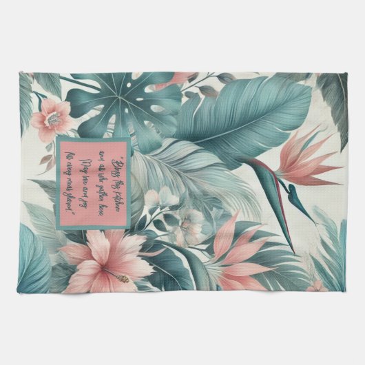 Tropische essentie theedoek (Horizontaal)