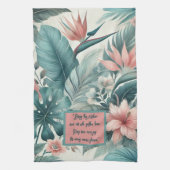 Tropische essentie  theedoek (Verticaal)