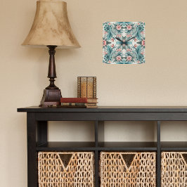 tropische essentie vierkante klok