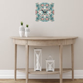 tropische essentie vierkante klok