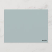 Tropische Eucalyptus groen emmerlijst Kaarten (Achterkant)