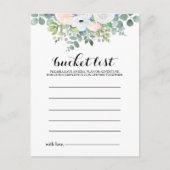 Tropische Eucalyptus groen emmerlijst Kaarten (Voorkant)