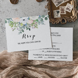 Tropische eucalyptus groen Menu keuze