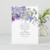 Tropische eucalyptus Succulents QR Code Weddenscha Kaart (Staand voorkant)