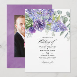 Tropische eucalyptus Succulents Weduwfoto Kaart