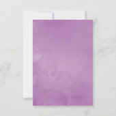 Tropische eucalyptussenkoorten bruiloft RSVP kaartje (Achterkant)