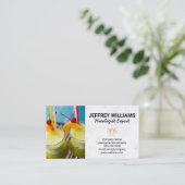 tropische exotische gemengde Drinken | mixologie Visitekaartje (Staand voorkant)