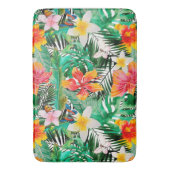 Tropische  exotische Oerwouden bloemen Badmat (Voorkant Verticaal)