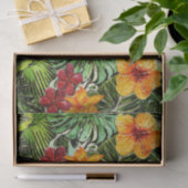 Tropische exotische Oerwouden bloemen Tissuepapier (Geschenk)