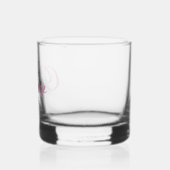 Tropische Exotische Palm Bachelorette Crew Feestje Whisky Glas (Links)