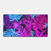 Tropische exotische palmbladeren bureaumat (Voorkant)