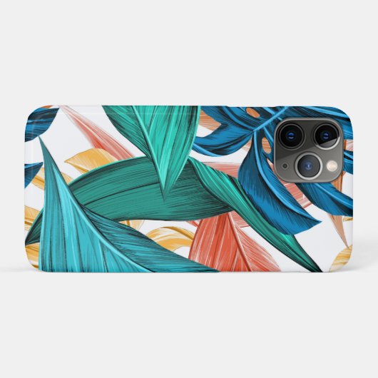 Tropische exotische palmbladeren Case-Mate iPhone case (Achterkant (horizontaal))