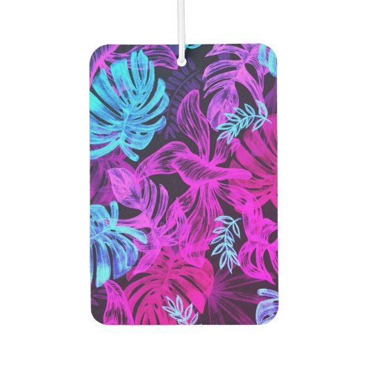 Tropische exotische palmbladeren luchtverfrisser (Voorkant)