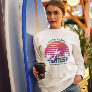 Tropische familiereünie met aangepast balkpalm trui