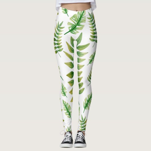 Tropische Fantasy Art Leggings (Voorkant)