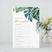 TROPISCHE FAUNA MONSTERA DIE M0MMY BEST GAME WEET (Staand voorkant)