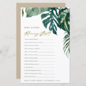 TROPISCHE FAUNA MONSTERA DIE M0MMY BEST GAME WEET (Voorkant / Achterkant)