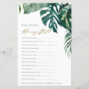 TROPISCHE FAUNA MONSTERA DIE M0MMY BEST GAME WEET